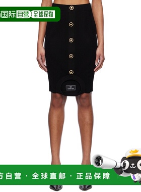 1h可退 潮奢 Balmain 巴尔曼 女士 黑色 Optical Illusion Ribbed