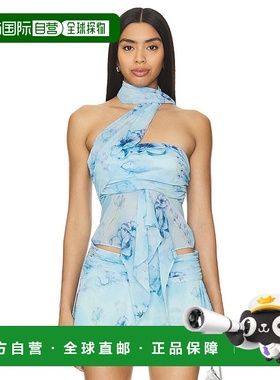 1h可退 潮奢 Danielle Guizio 女士 雪纺全裹式上衣 P24119W101