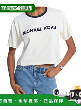 MICHAEL KORS 女士T恤 MF551WN2ZU110 AW2025 白色短袖