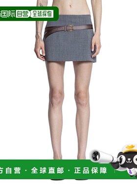 PRADA 女士半身裙 P151WG16NOF0480 SS2025 灰色 Prada Skirts