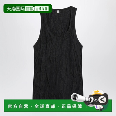 TOTEME 女士T恤 262WRT0712FB0609001 SS2026 黑色