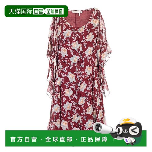 CHLOÉ 女士连衣裙 CHC19ARO613479L0 AW2019 红色 CHLOÉ WOMEN'S