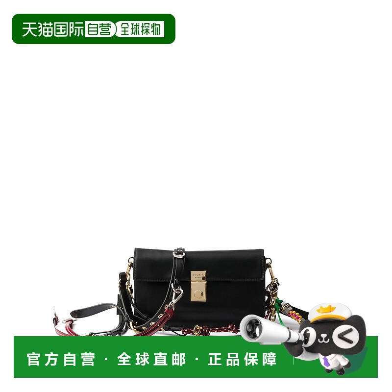 PRADA 女士手提包 1BD379VOO62C6AF0002 CO 黑色 Black leather s