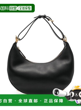 FENDI 女士单肩包 8BR798A5DY1 CO 黑色 Fendi Graphy Small Hobo