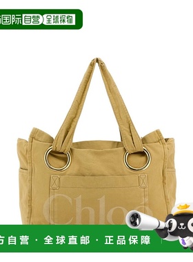 CHLOÉ 女士手提包 CH25AS545P10721 AW2025 黄色 Mustard canvas