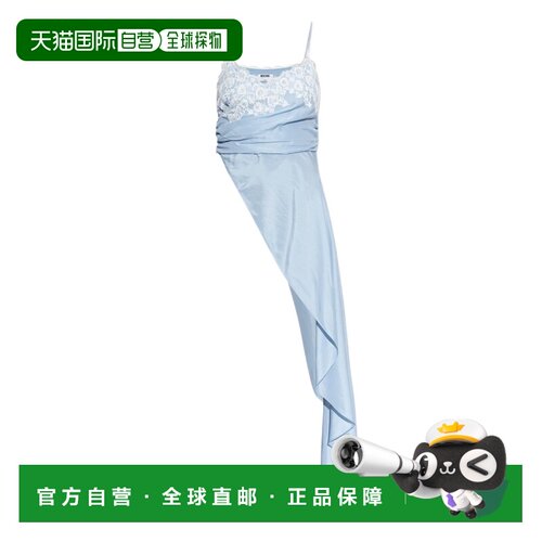 MOSCHINO 女士T恤 080105450304 SS2026 天蓝色 ASYMMETRICAL BLO