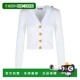 BALMAIN 白色 AW2025 女士针织毛衣 FF1KL245KI500FA