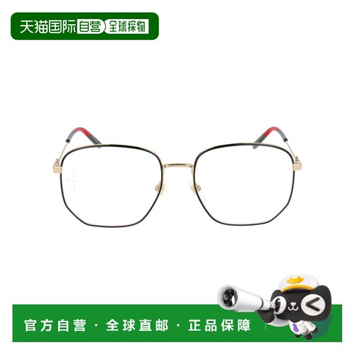 GUCCI 女士眼镜 GG0396O001 AW2025 黑色古驰