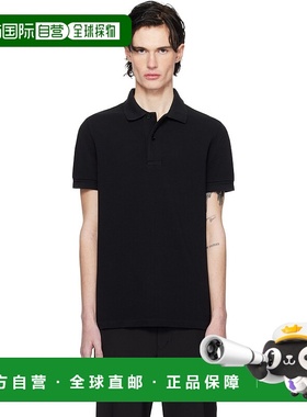 1h可退 潮奢 Tom Ford 汤姆 福特 男士 黑色 Tennis Piquet Polo