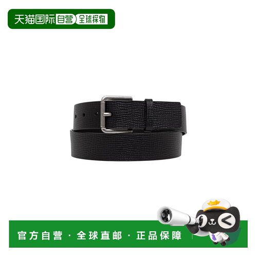 1h可退 CALVIN KLEIN 男士腰带 LV04D7098GV8L AW2026 黑色皮带