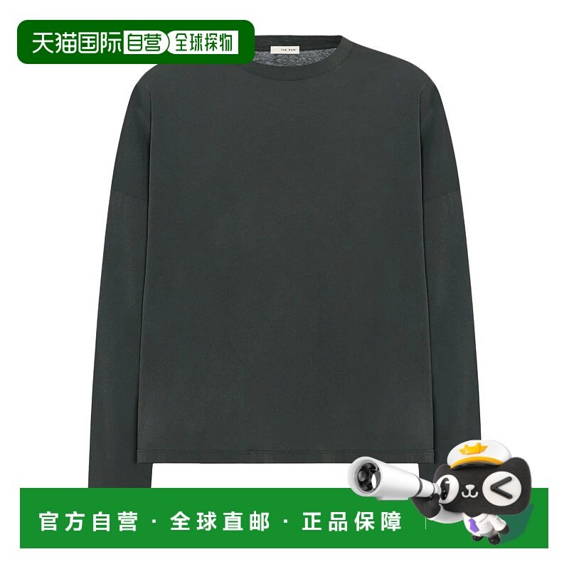THE ROW 男士卫衣 668K569FBK SS2025 黑色 长袖T恤