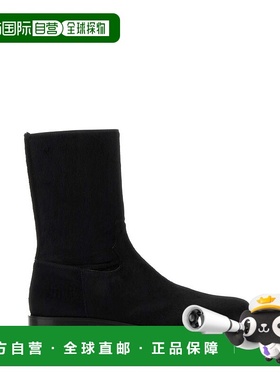 1h可退 潮奢 Dries Van Noten 德赖斯 范诺顿 男士 黑色小牛毛短