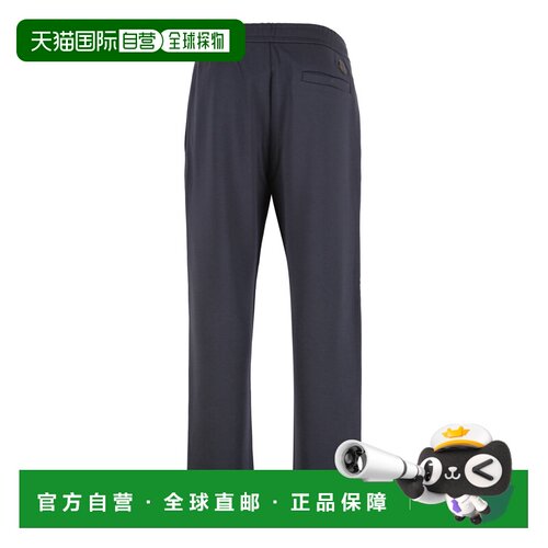 MONCLER 男士休闲裤 K20918H0001489B3P742 CO 蓝色阔腿裤