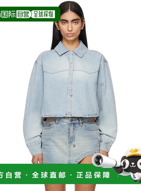 1h可退 潮奢 Ksubi 女士 蓝色 Alabama Crop Long Sleeve Paragon