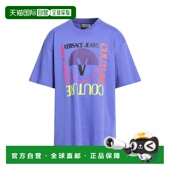 潮奢 舒适时尚 versace 男士 1h可退 purple紫色 范思哲 T恤