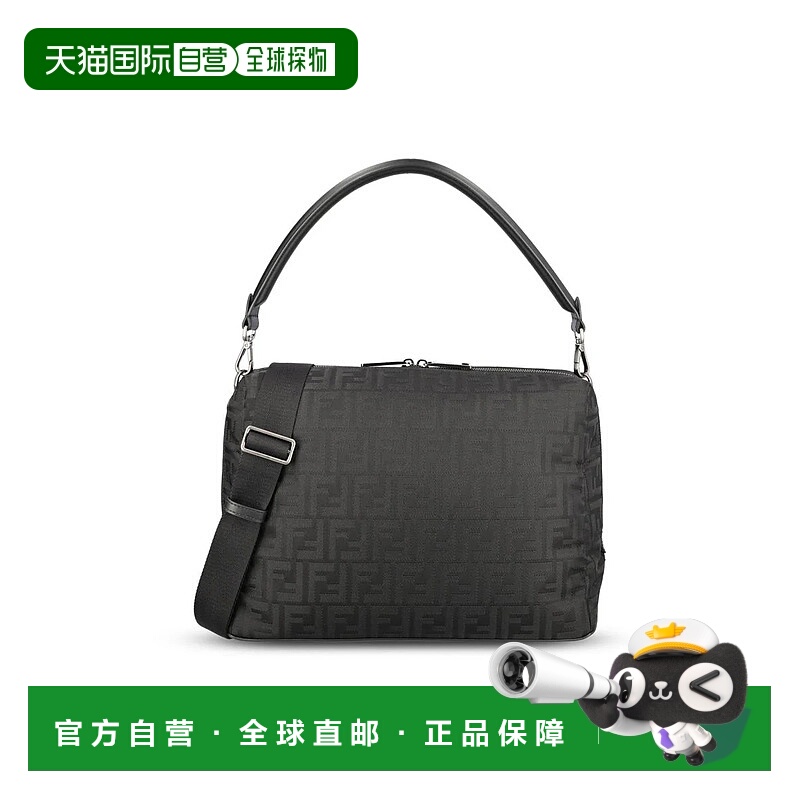 1h可退 FENDI 男士单肩包 7VA667AVC6F0SAJAI25 AW2025 黑色