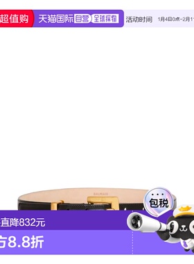 BALMAIN 女士腰带 GN1WJ191LSLX0PA SS2026 黑色 