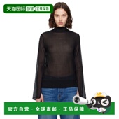 潮奢 上装 toteme 黑色 1h可退 Sleeve 女士 Slit 253WRT0546FB04