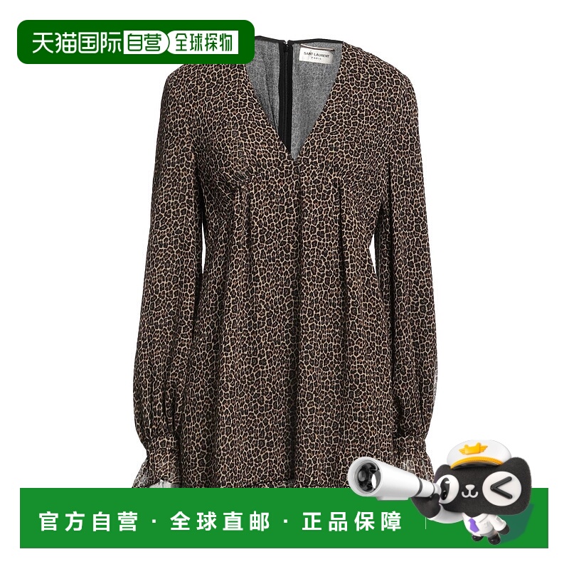 1h可退 潮奢 Saint Laurent 圣罗兰 女士 短款连衣裙