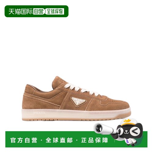 1h可退 PRADA 男士运动鞋 2EE3642Z5OFD00F0401 AW2024 棕色男鞋