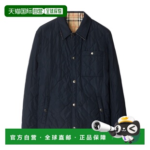 男士 黑色 外套 AW2025 双面两穿绗缝外套夹克 81129341 BURBERRY