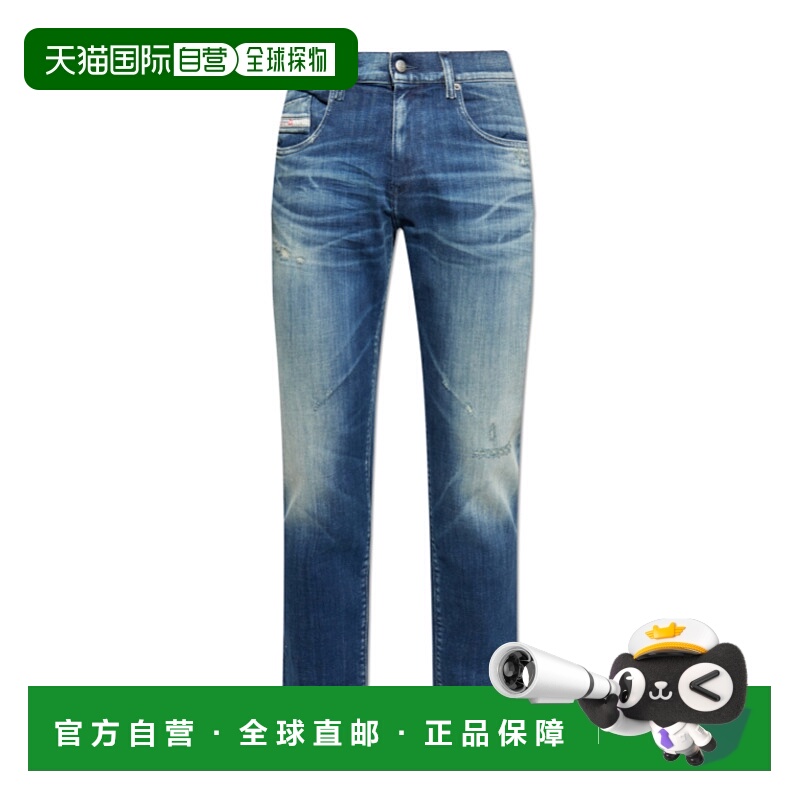 1h可退 DIESEL 男士牛仔裤 A0356209N7201 AW2025 蓝色 2019 D-ST