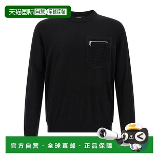 FZE035ATMOF0QA1 AW2025 黑色 FENDI pocket 户外T恤 swea 男士