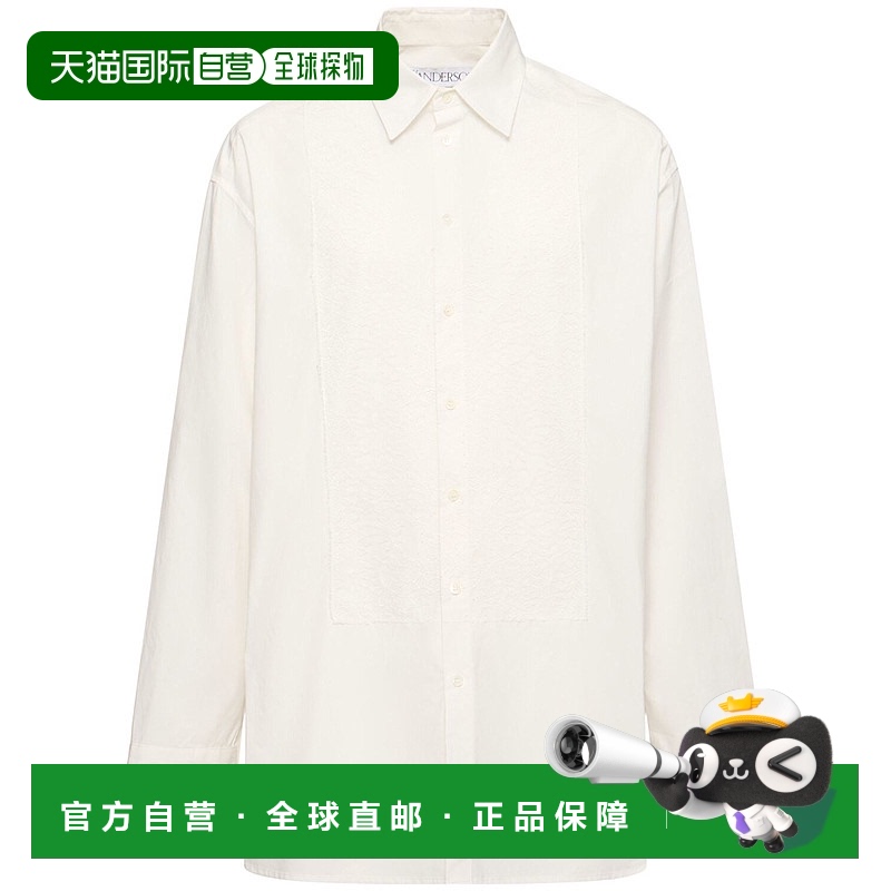 1h可退 潮奢 J.W. Anderson 男士 蕾丝装饰衬衫 white白色 舒适时