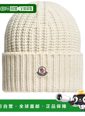 MONCLER 女士帽子 3B00035M4281034 AW2025 白色 BERRETTO