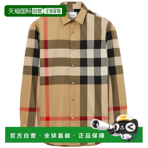 Burberry 巴宝莉 男士 衬衫 8071445X colorful花色 舒适时尚