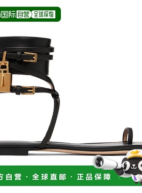 1h可退 潮奢 Tom Ford 汤姆 福特 女士 黑色 Soft Calf Ankle Wra