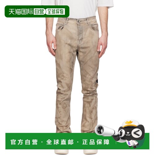 rick owens 瑞克 欧文斯 DRKSHDW 男士 灰褐色 Temple Detroit Cu