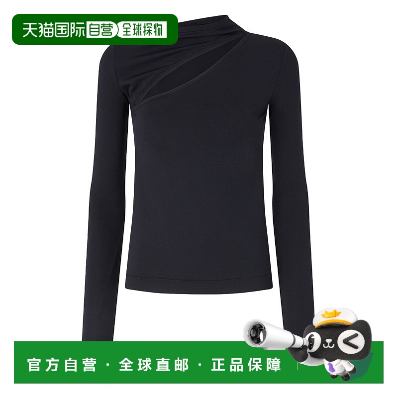 1h可退 PINKO 女士卫衣 106085A308CORAZONZ99 AW2025 黑色