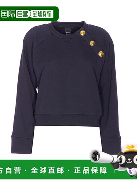 PINKO 女士外套 105613A2TCG82 AW2025 黑色 Blue Margarine Swea