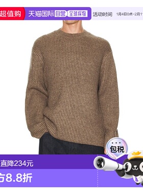 1h可退 潮奢 THEORY 希尔瑞 男士 羊毛棉质长袖水手领毛衣 P11817