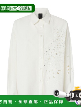 PINKO 女士外套 104915A2H0Z05 SS2025 白色 长袖衬衫