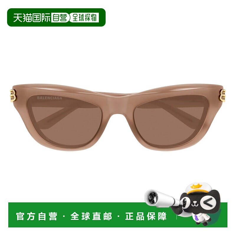 BALENCIAGA 女士眼镜 BB0430S004 CO 浅棕色 全框太阳镜