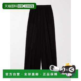 亚麻真丝混纺阔腿裤 女士 AA9P1208K090B Alaia 潮奢