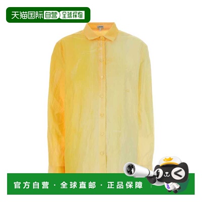 LOEWE 女士衬衫 S540Y05XCXYELLOW SS2026 黄色 Yellow cotton bl
