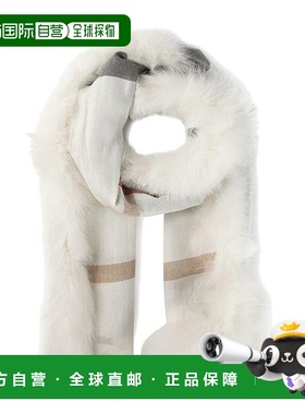 BURBERRY 女士围巾 3895158 CO 白色 Check Scarf博柏利披肩