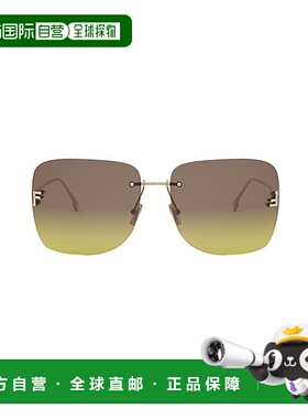 1h可退 FENDI 男士眼镜 FE4134US30E AW2024 灰色 FENDI FIRST CR