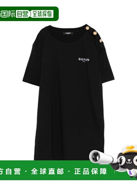 BALMAIN 女童连衣裙 BY8Q21Z3672930BC SS2026 黑色