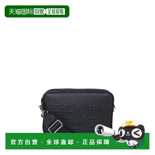 FENDI 男士斜挎包 7M0286AMACF0GXN CO 黑色 Borsa Camera Case R