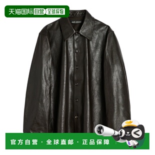 OUR LEGACY 男士外套 M4259WU AW2025 黑色 休闲皮夹克皮衣长袖