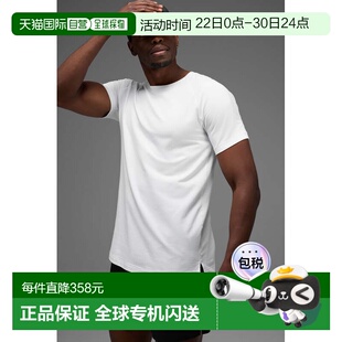 alo yoga Vapor 舒适吸湿排汗透气轻量速干短袖T恤 男款m1228rWhi
