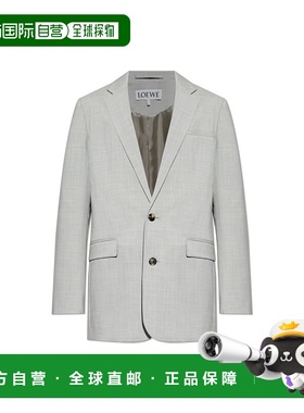 LOEWE 男士西服 H526Y03WC30GREY AW2025 灰色 Wool blazer外套