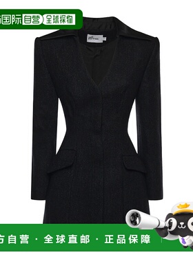 1h可退 SELF-PORTRAIT 女士外套 RS26041SB SS2026 黑色 迷你西装