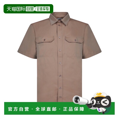 BURBERRY 男士衬衫 8087317B9328 SS2024 棕色 Pointed collar, b