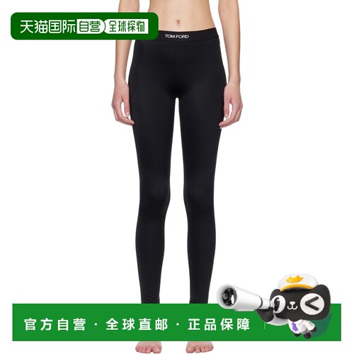 Tom Ford 汤姆 福特 女士 TOM FORD 黑色 Lustrous Jersey Signat