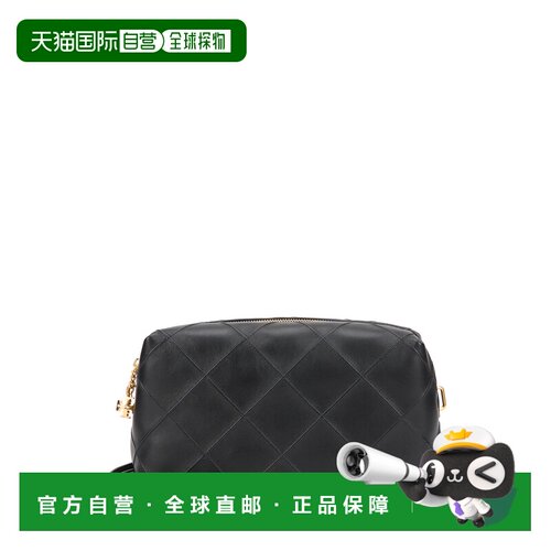 TORY BURCH 女士化妆包 176625001 CO 黑色 Fleming Soft Large C